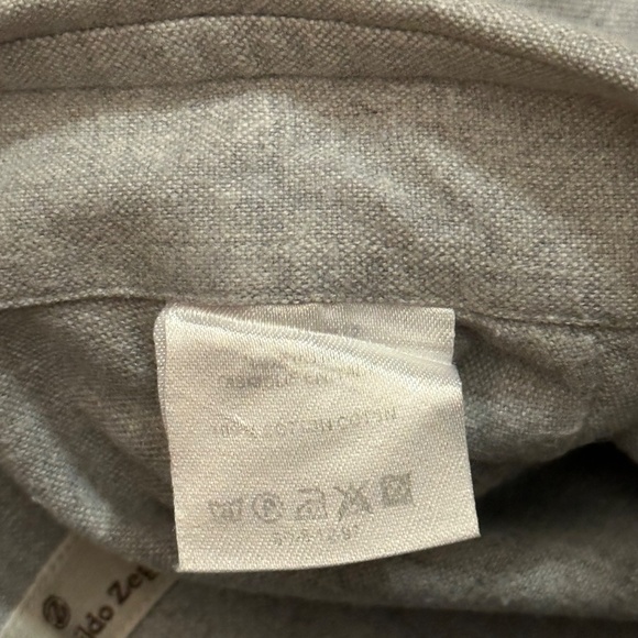 Ermenegildo Zegna Dry Cleaned Made in Italy Designer Dress Shirt - Picture 4 of 4